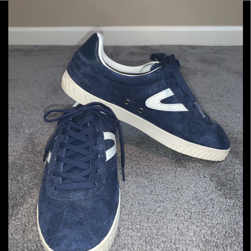 Tretorn Camden 3 Women's Blue Suede Size 9